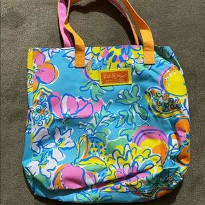 Lily Pulitzer for Estée Lauder colorful bag